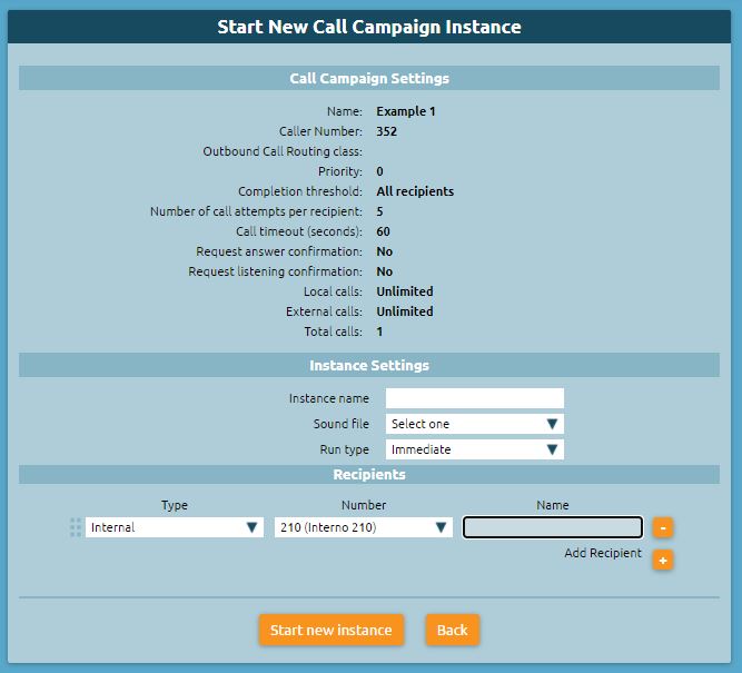 Start New CallCampaign Istance.JPG